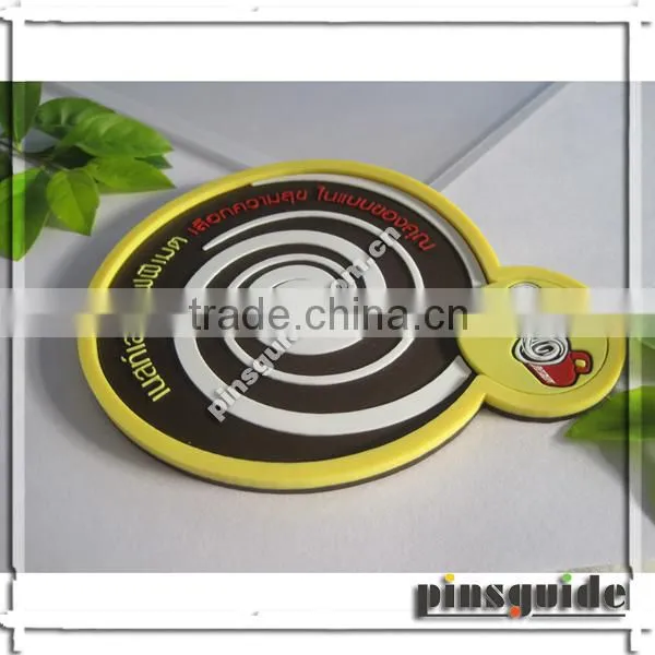Manufacturer 2014 Transparent Soft PVC Personalized Logo Coffee Coaster For Advertising Gift photo-4