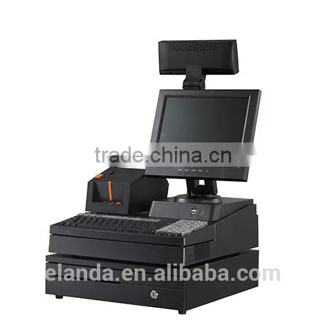 Thermal Printer and Cash Box 12.1 Inch LED Supermarket Pos System Terminals photo-3
