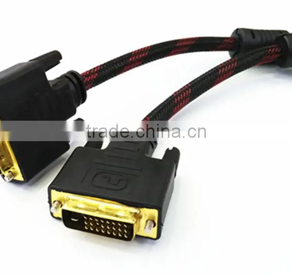 High Quality and Fast Shipping DVI-D Digital to DVI-D Digital 24+1 Dual Link M/M Cable photo-3