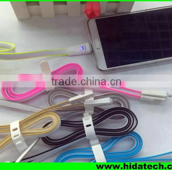 Hot Selling 1M Flat Noodle USB Charging Cable for IPhone 6s Phone Cable photo-5