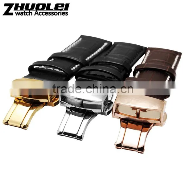 18|19|20|21|22mm High Quality Genuine Leather Men and Women's Watch Strap With Fashioanbel Buckle photo-5