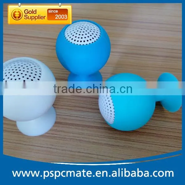 Red Wine Glass Shaped Mini Wired Silicon Speaker With Suction Cup photo-6