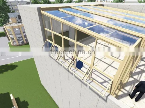 Double Tempered Glass Sunroom/glass Veranda/ Winter Garden photo-2