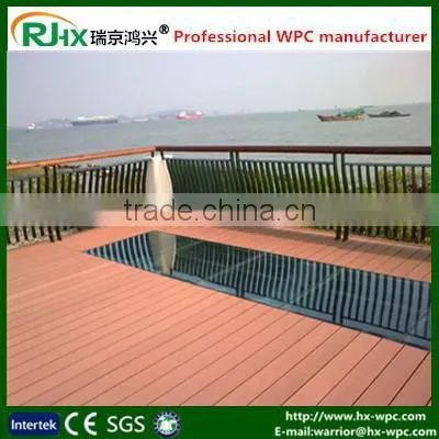 Resistant to Rot for Hollow Composite Decking Board With Waterproof Interlocking Composite Decking photo-5