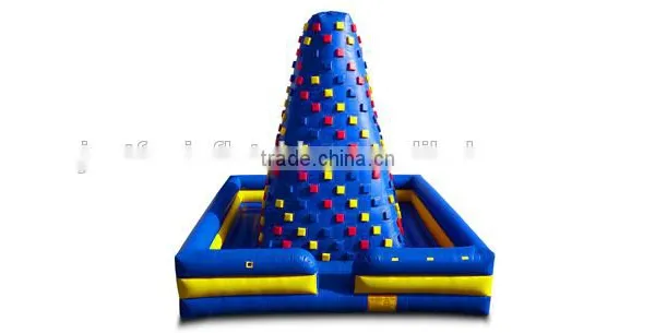 20ft Tall Amusement Challenge Rock Climbing Inflatable photo-2
