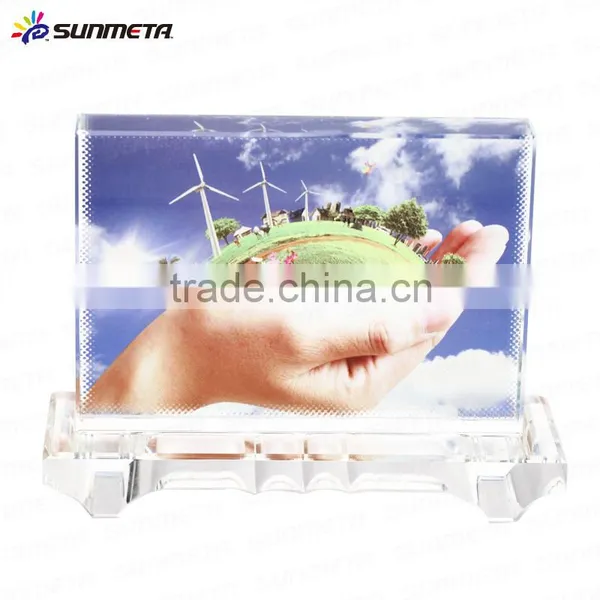 Pedestalof Bridge Shape Cheap Crystal Trophy ,blank Sublimation Crystal photo-5