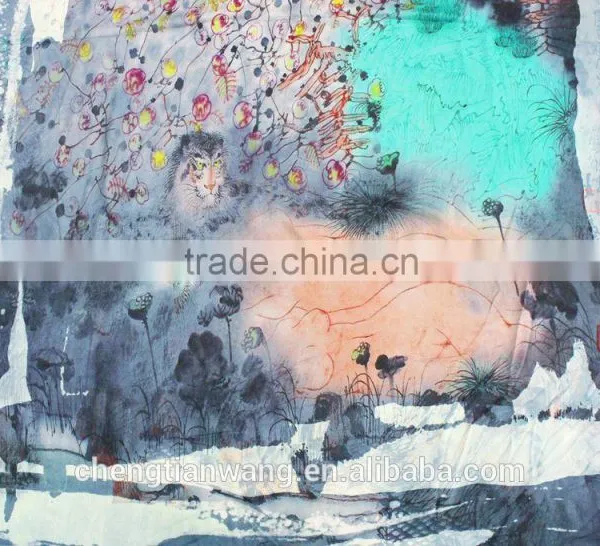 Woven Women's Scarf Wool Fabric for Winter photo-2