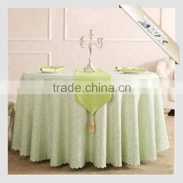TC-137 Factory Wholesale 100% Polyester Wedding Rosette Table Cloth photo-6