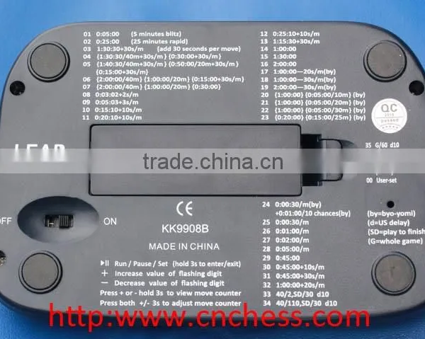 Digital Chess Timer KK9908B photo-3