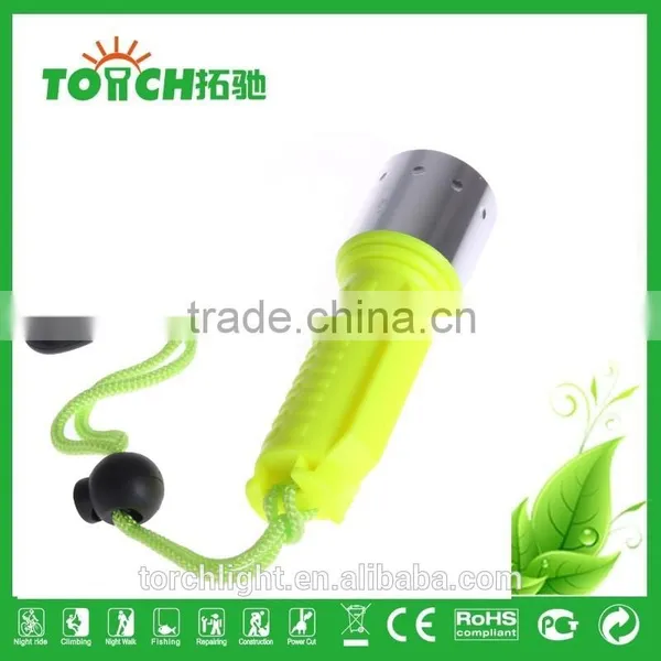 Super Bright Diving Underwater LED Flashlight Super Waterproof Mini Led Diving Flashlight for 1*18650 Battary Diving Torch Light photo-2