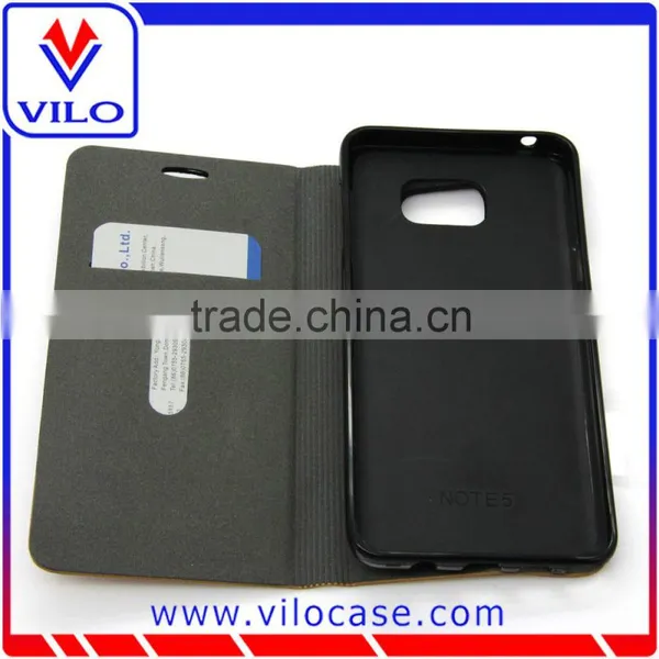 QR Code Local Language Slim Smart Leather Cover for Samsung S6 photo-4