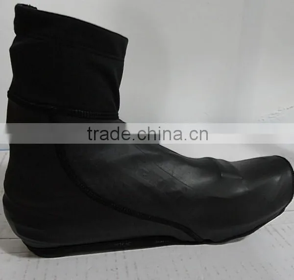 High Level PU Composite Waterproof Brushed Rain Outdoor Shoe Cover photo-2
