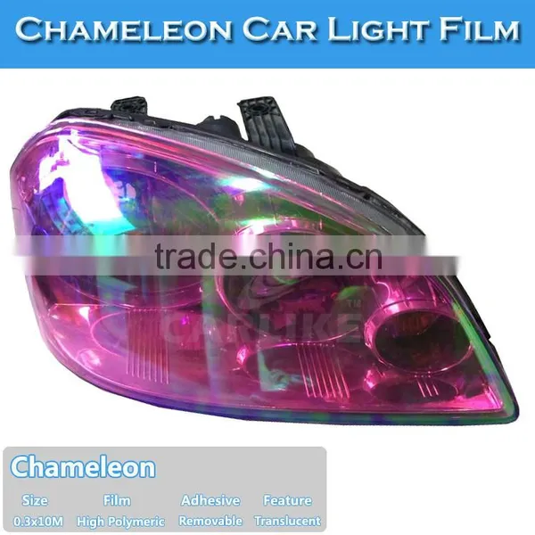 SINO Wholesale Factory Car Wrapping Vinyl Chameleon Headlight Car Wrap Film photo-5