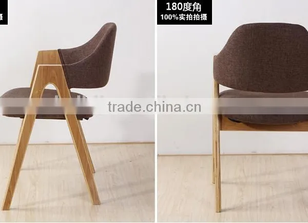 High Quality Modern Elegant Wooden Rest Hotel Room Chairs photo-2
