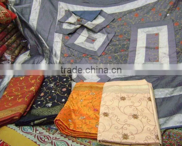 ROYAL LUXURY BRAND DUPION SILK BEDSPREADS SET