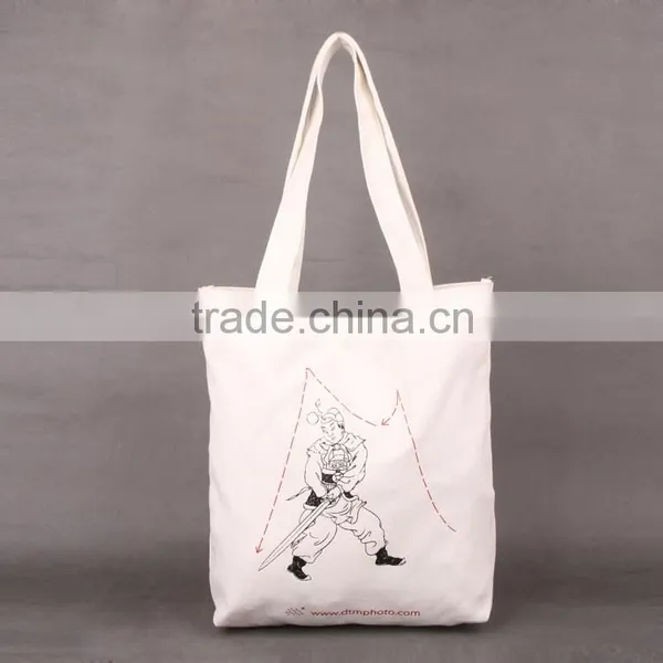 Muslin Cotton Handle Bag Canvas Bag Cotton Tote Bag photo-2