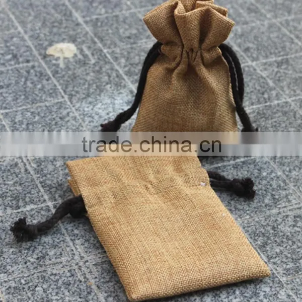 Functional Cotton Linen Drawstring Bag With Low Price Supplier's Choice photo-4