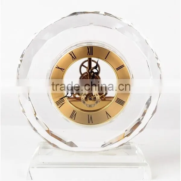 Noble Sunflower Crystal Clock Craft