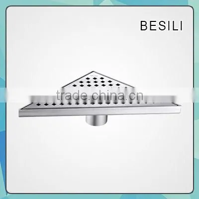 Stainless Steel Shower Drain , Side Outlet Shower Drain