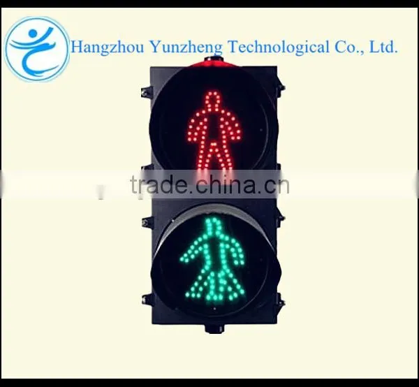 300mm Led Dynamic Red and Green Pedestrian Traffic Light