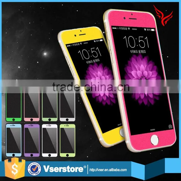 0.26mm Premium Tempered Glass Screen Protector for Iphone 6 Plus Color Tempered Glass Screen Protector photo-3