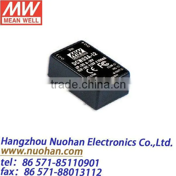 Meanwell 3W DC-DC Regulated Dual Output Converter dc switching power supply/switching power supply design
