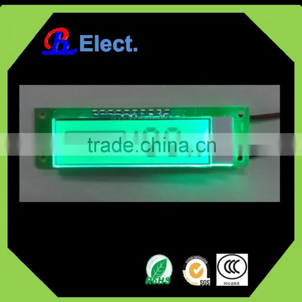 Character Small Charger Lcd Display ,custom Battery Display ,white Led