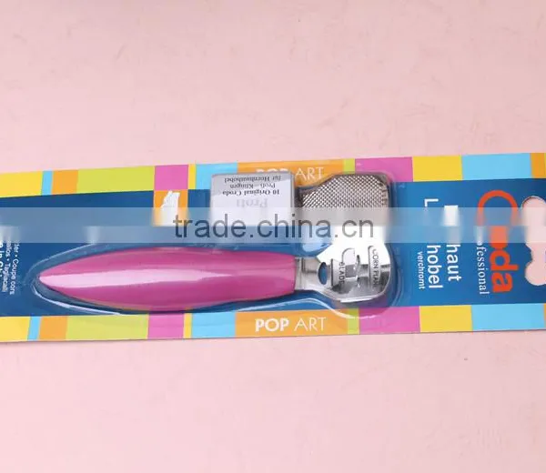 2015 Purple Red Color Whosale Plastic and Steel Material Pedicure Nail Manicure Set photo-3