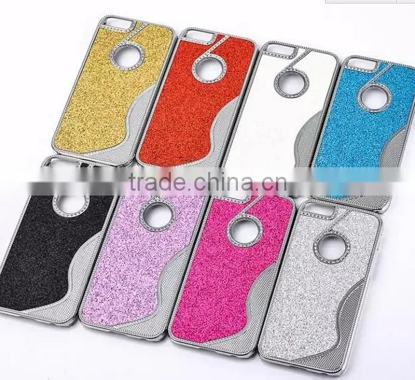 Fashion Silver Glit Case for Iphone 6 Metal Case for Iphone 6s Frosted Cover Mobile Phone Shell photo-2