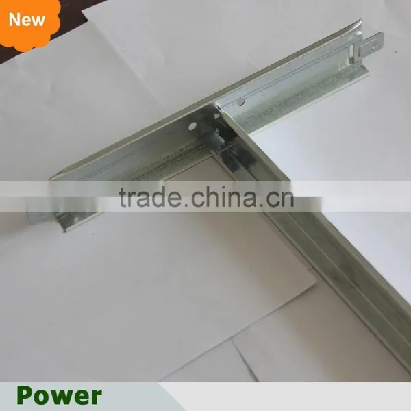 Suspended Steel Ceiling T-Bar With PVC Gypsum Ceiling Tile 600*600*7mm photo-2