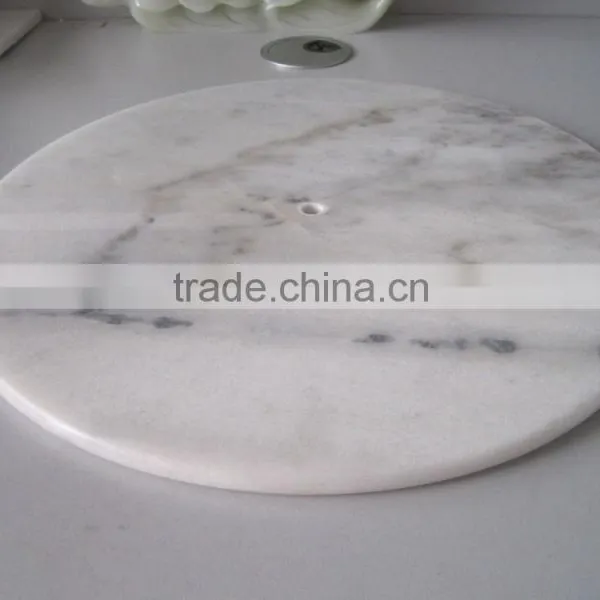 Natural Round Marble Stone Wall Clock Face photo-5