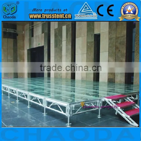 Transparent Clear Acrylic Fiberglass Stage photo-3