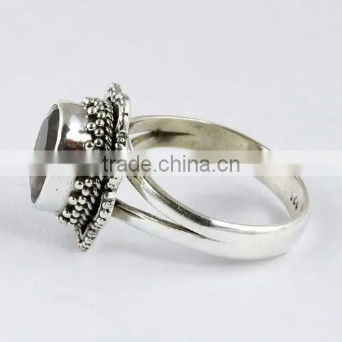 Oriental !! Amethyst 925 Sterling Silver Ring, Wholesale Silver Jewellery, 925 Silver Jewellery photo-4