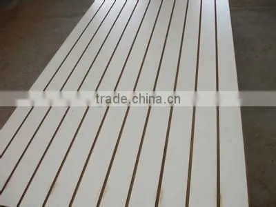 Best Quality 1220 x 2440 x 18mm Slotted Melamine Mdf Board