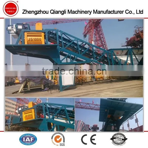 YHZS75 Portable Concrete Batch Plants for Sale,used Mobile Concrete Batching Plants,batching Plant photo-3