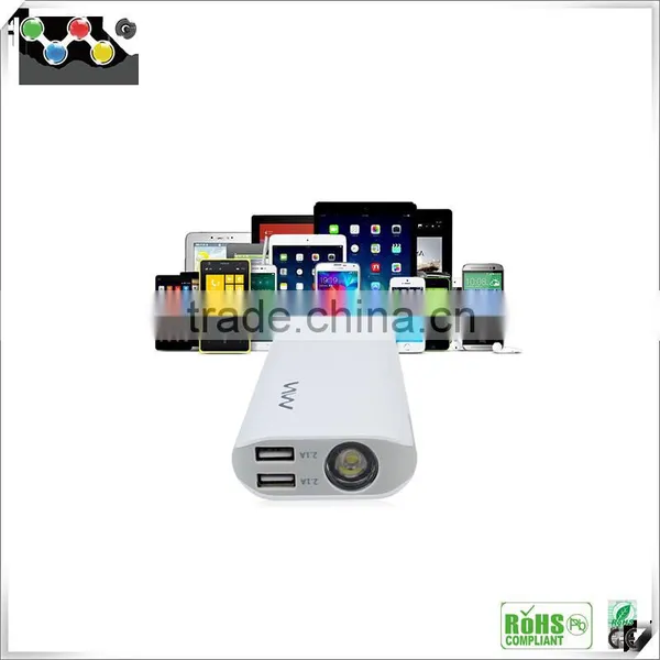 LED Lighting up Fast Charge Power Bank With 2 USB Output 10000 MAh Large Capacity photo-5
