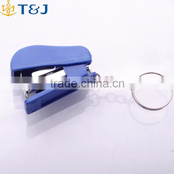 >>>2016 Colorful High Quality Unisex Gift Stapler Keychain Useful Convinient Book Stereo Key Holder/ photo-2