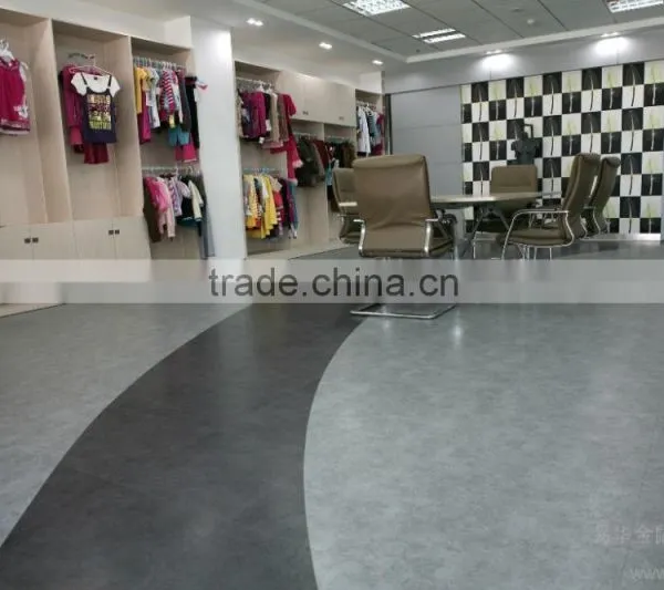 Indoor Usage and PP,PVC Material Interlock PVC Supermarket Flooring photo-2