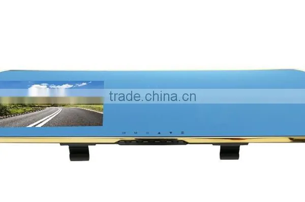 4.3 Inch Screen + Car Dvr + Back up Camera Car Rear View Mirror Dashcam Wireless Wifi Parking Camera photo-2