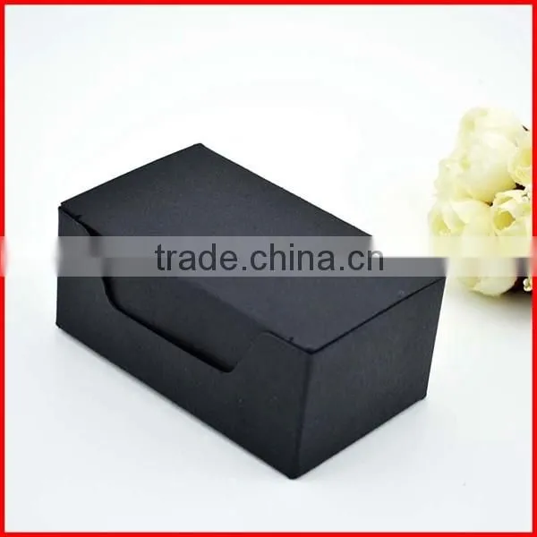 Small Black Folding Card Paper Storage Box Packing Wholesale photo-3