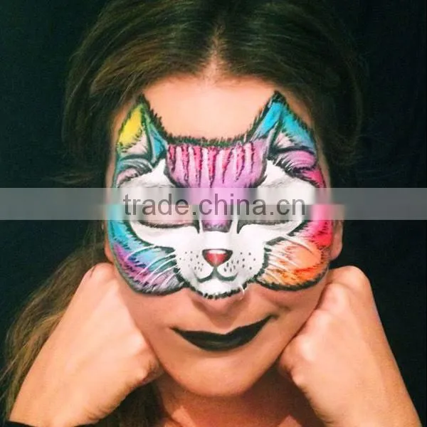 Halloween Cartoon Water Transfer Full Face Tattoo Sticker Makeup Face Stickers Animal Makeup Face Painting Factory photo-3