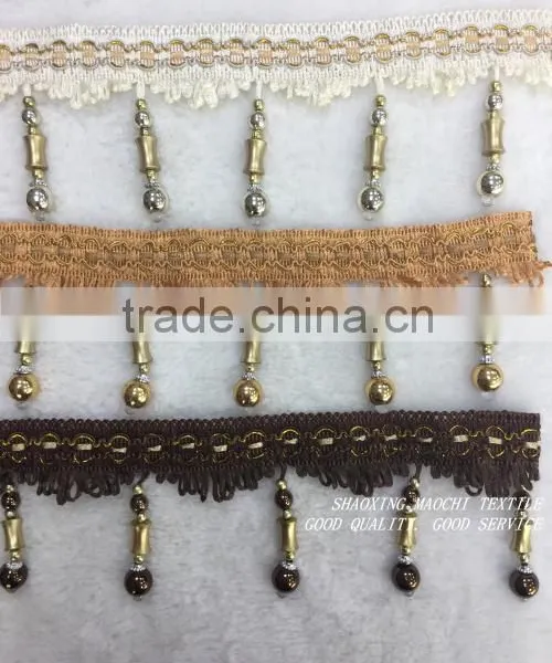 2015 New Design 100% Polester Curtain Lace, Shining Crystal, Accessories photo-2