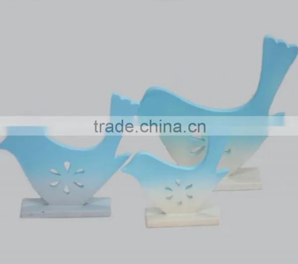 Promotional Gift Blue Ceramic Bird