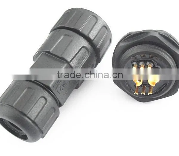 Waterproof Wire to Board 2+6 Pin Electrical Cable Connector photo-2