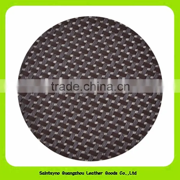 10cm Diameter Round Set of 6 PU Leather Cup Coaster 16028 photo-2