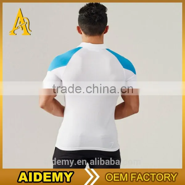 Wholesale Dri Fit Mens Polo Shirts Slim Fit Gym Polo t Shirt for Sports Wear photo-4