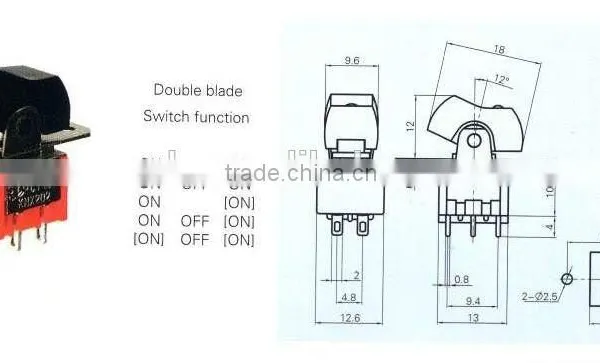 On-off Switchchzjcz/sub Minature Rocker Switch,rocker Switch Mini Switch photo-5
