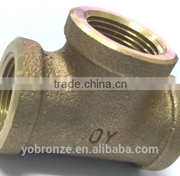 Excellent Machining From Taiwan Bronze Thread Pipe Fitting Tee photo-2