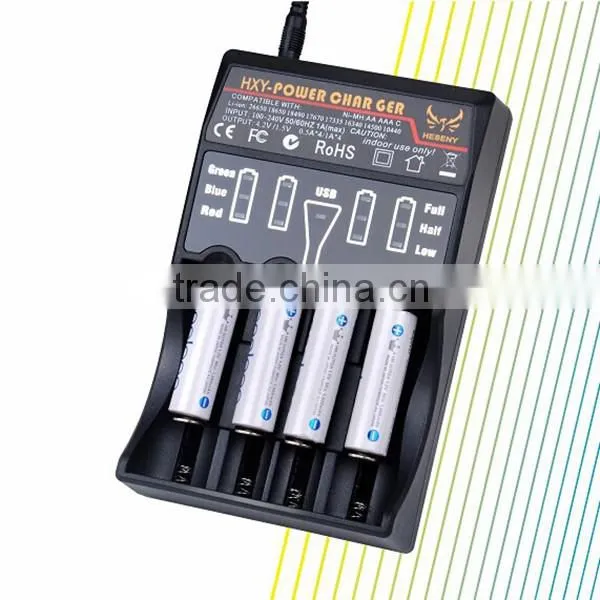 HXY dc 8.4v Battery Charger /18650 Li-ion Battery Charger/Ni-MH Ni-Cd Battery Charger
