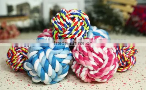 Dog Rope Toy Knots Rope Dog Toy Puppy Pet Chew Durable Toys photo-3